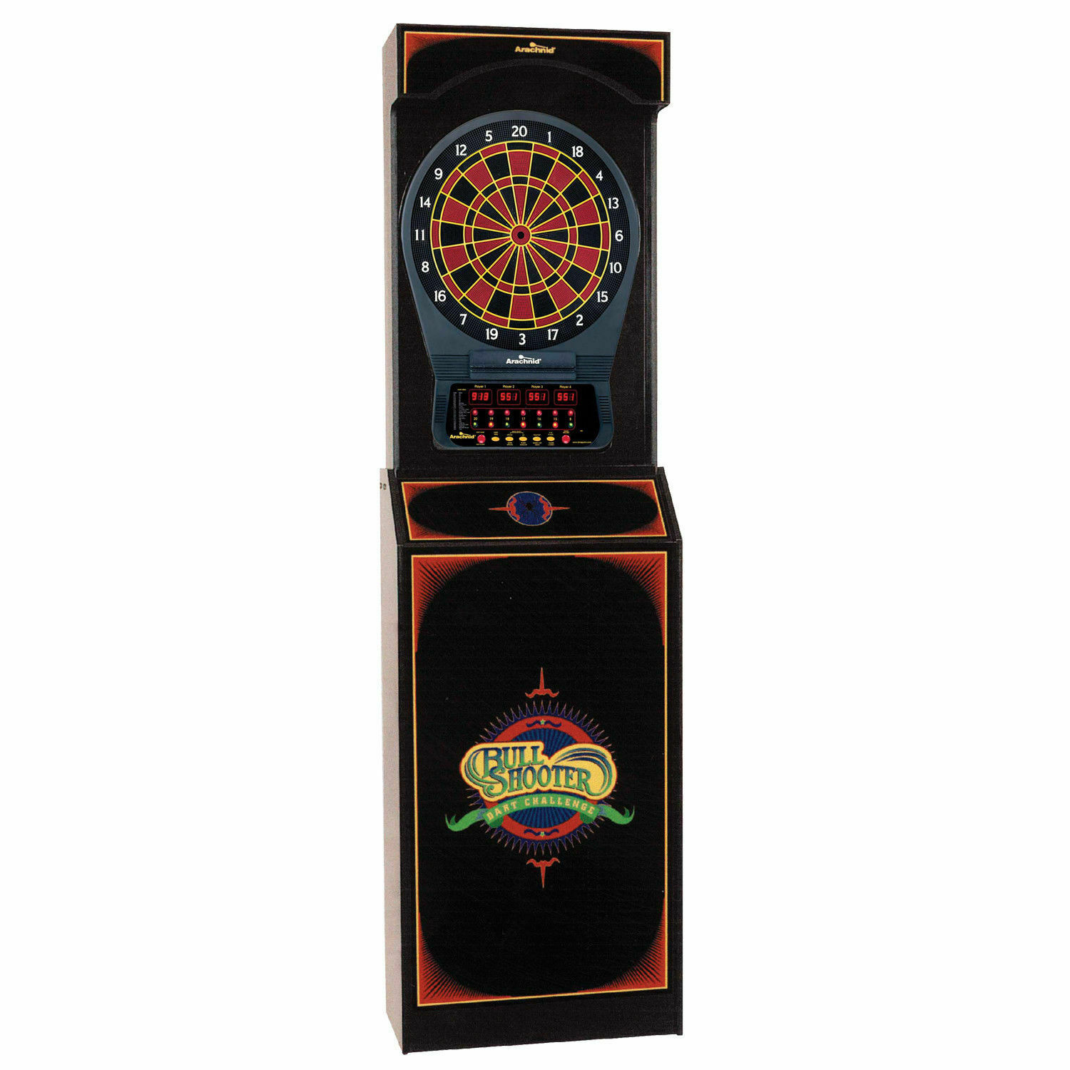 Arachnid Bullshooter Arcade Electronic Dartboard Cabinet W/ Cricket Pro 650