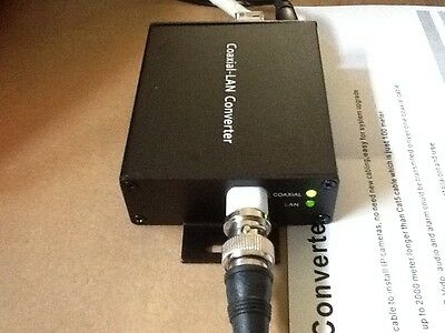 Ethernet Over Coax Converter, Two Wire Network Hikvision, Door-bird, Any Wire