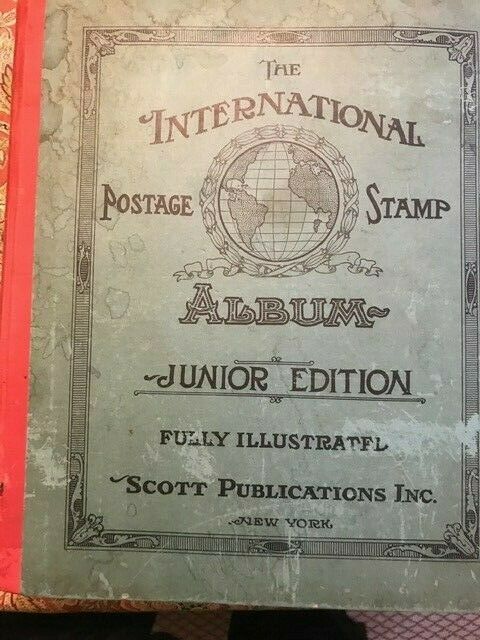 Scott Int'l Postage Stamp Album - Junior Edition - (1840-1939) 1,950 Stamps