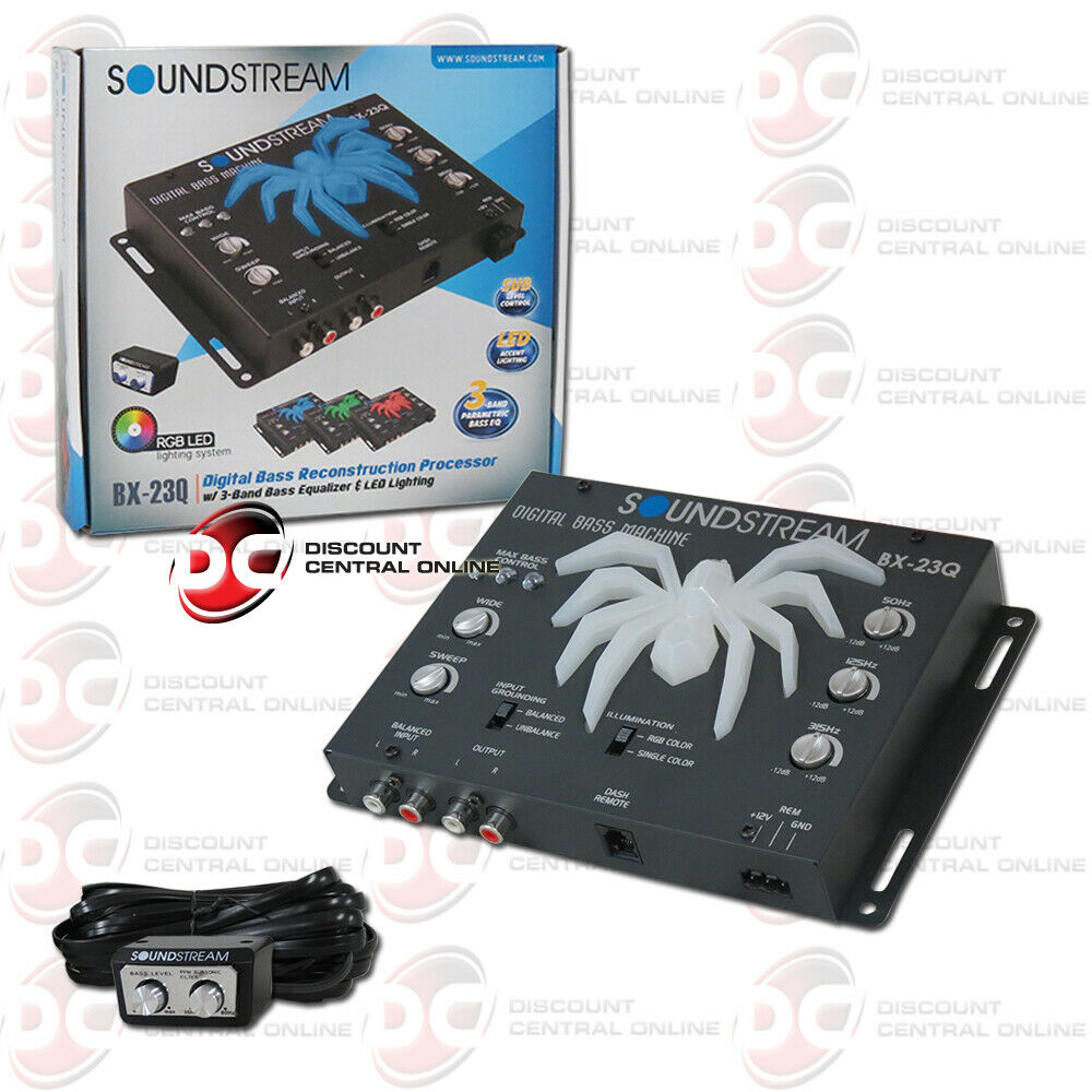 New Soundstream Bx-23q Car Audio Digital Bass Processor