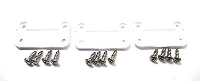 Aftermarket Igloo Cooler Plastic Hinges 3-pk And 12 Stainless Screws
