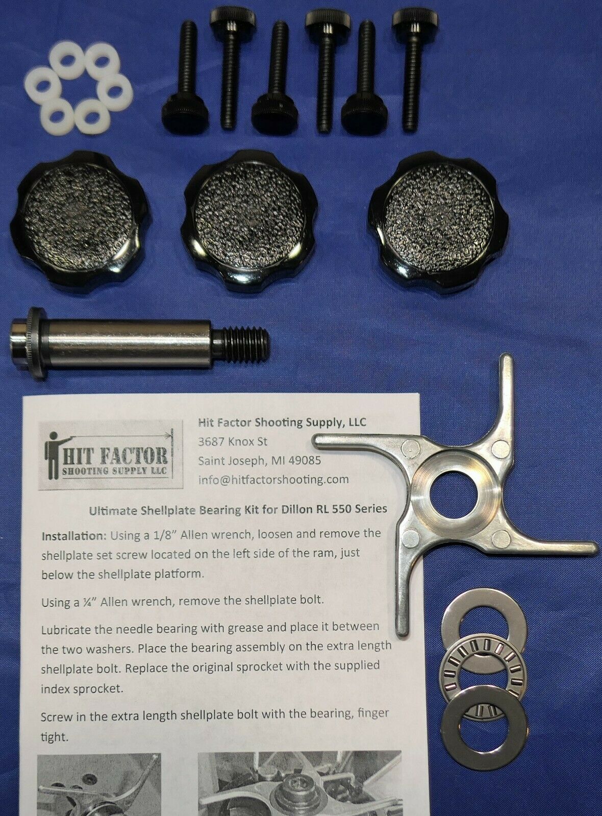 Ultimate Shellplate Bearing Kit For Dillon Rl 550b, Rl 550c (550u)