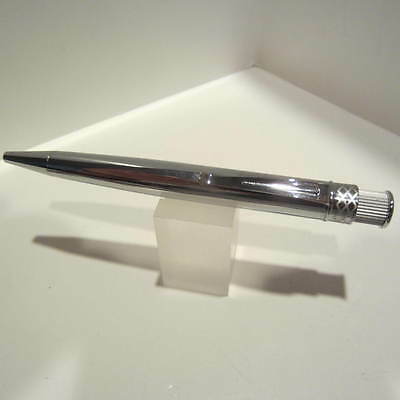 Terzetti "malibu" Chrome Metal Large Heavy Ballpoint Pen-gift Tube And Box