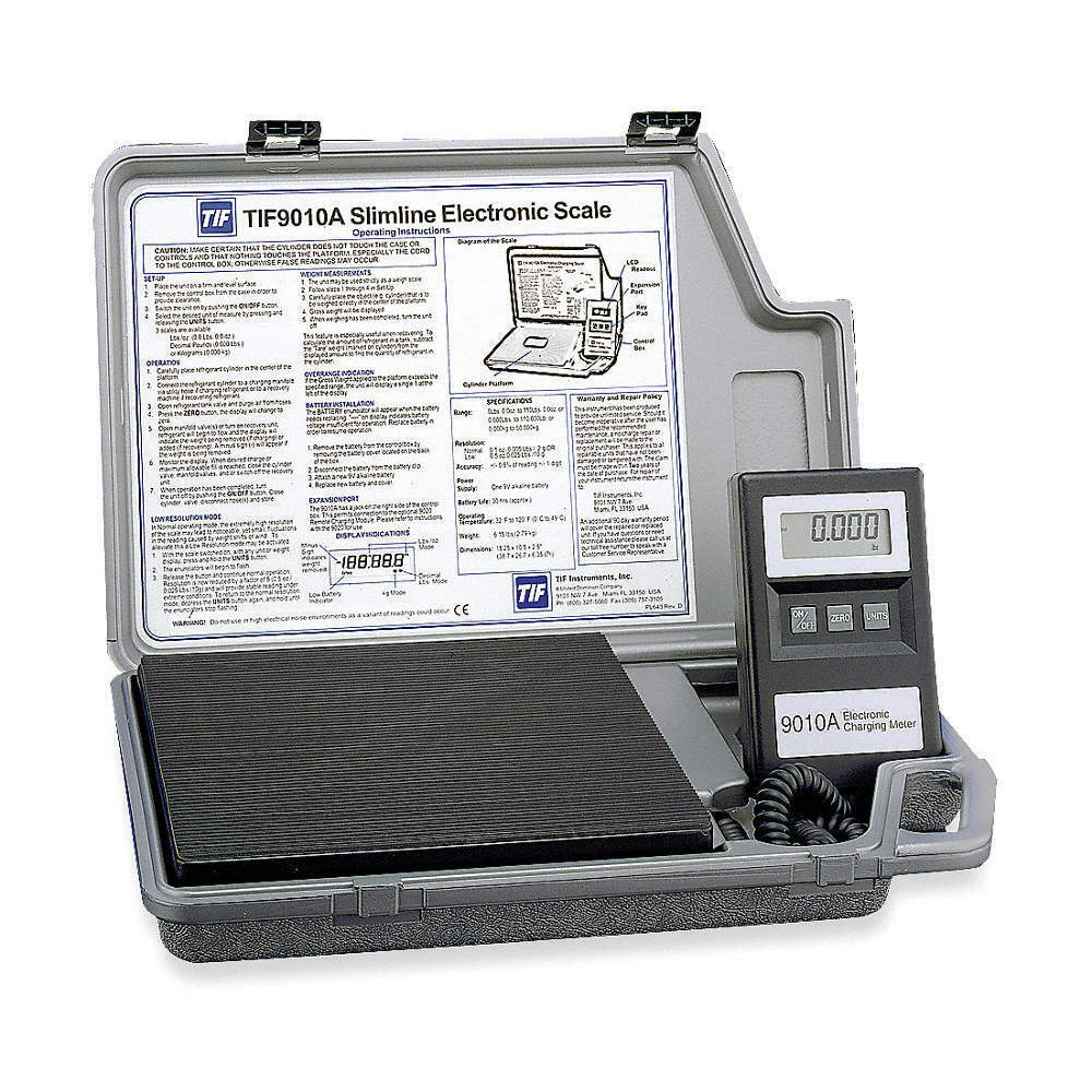 Tif Tif9010a Refrigerant Scale,electronic,110 Lb