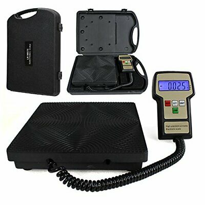 220lbs Hvac A/c Electronic Digital Refrigerant Charging Weight Scale With Case