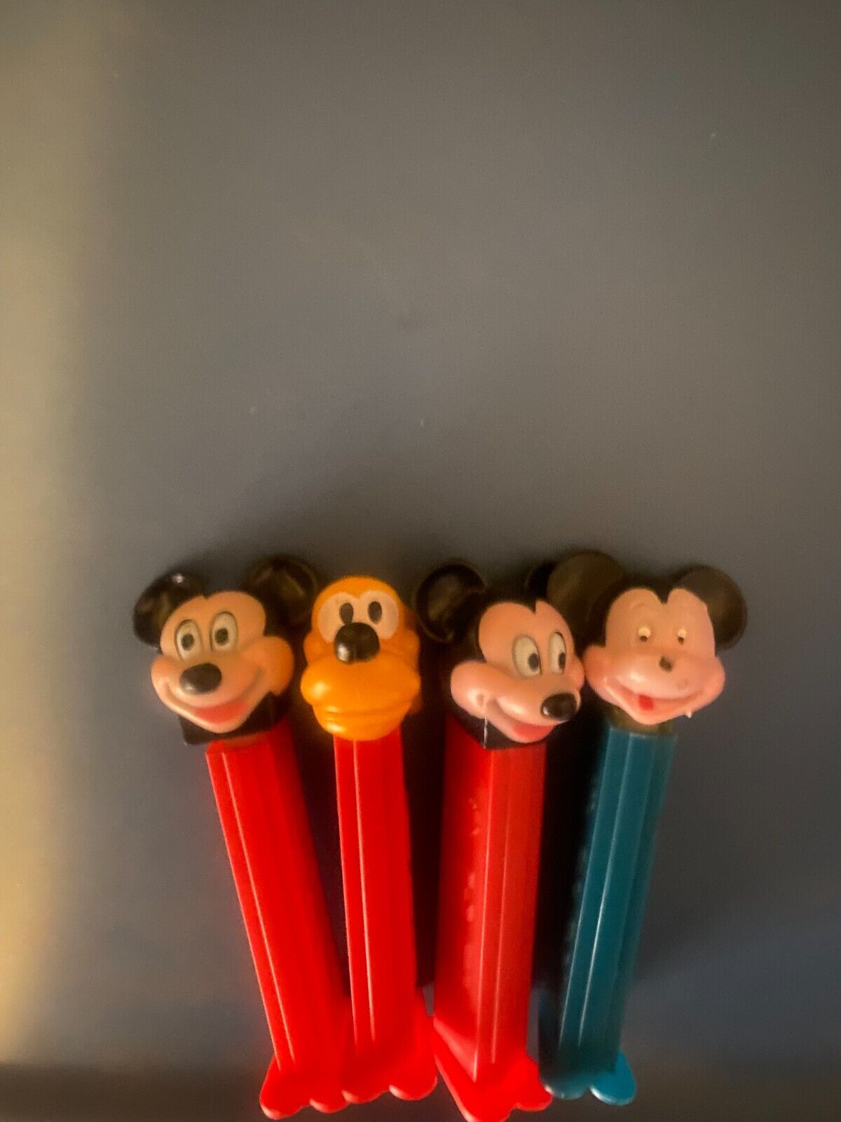 Vintage Set Of 4 Disney Mickey Mouse Pez Dispensers Lot