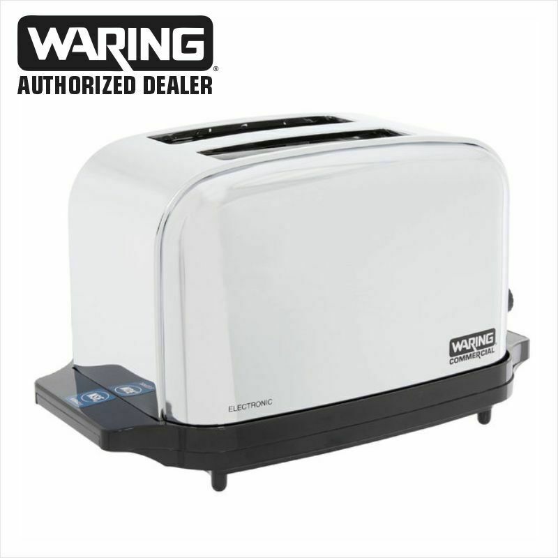 Waring Wct702 Commercial Light Duty 2 Slot Toaster 1 Year Warranty Blow Out