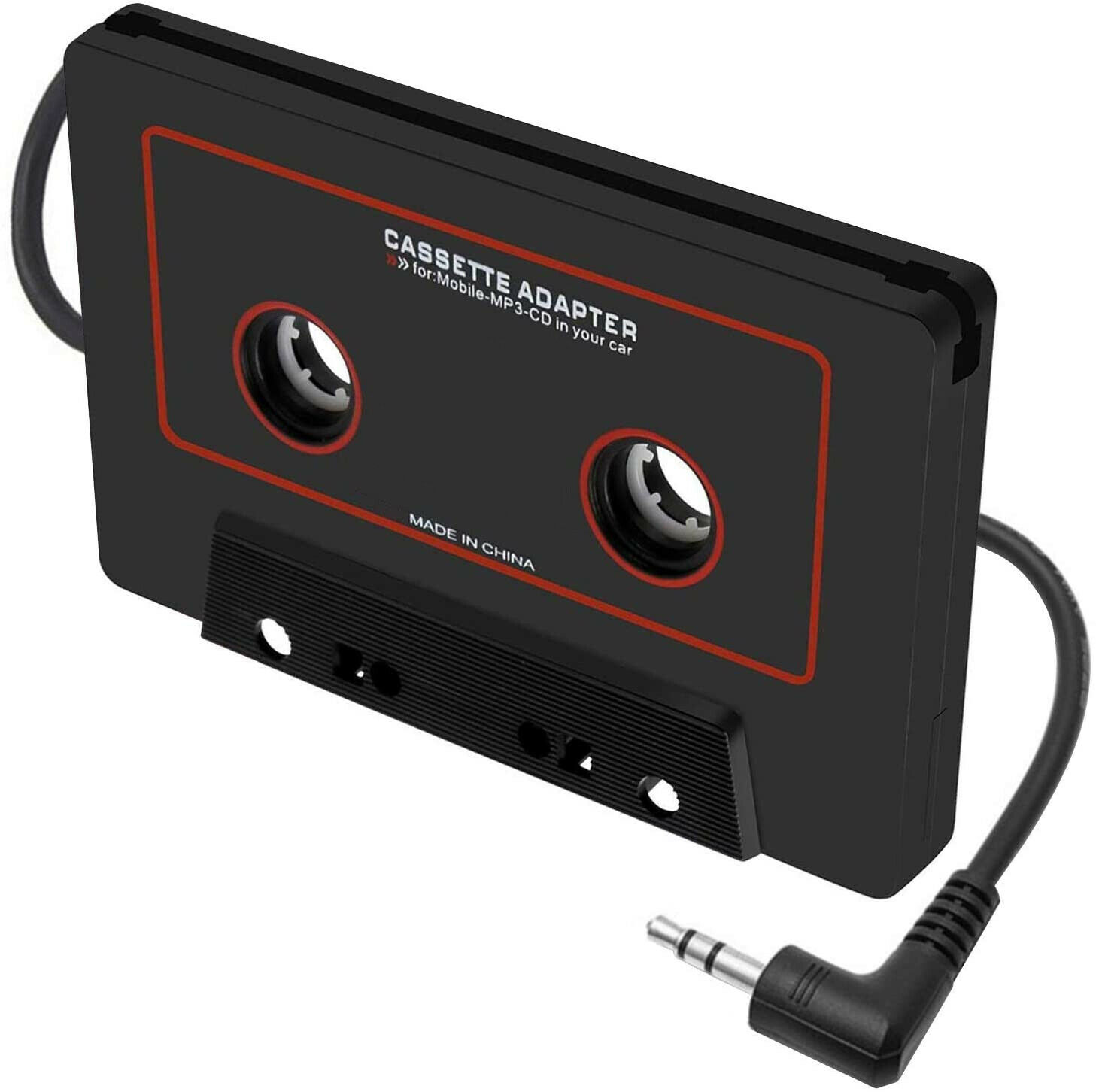Cassette Tape Adapter 3.5mm Aux Audio Play Music Ipod Dvd Cd Player Phone To Car