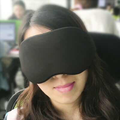 Travel Sleep Eye Mask 3d Memory Foam Padded Shade Cover Sleeping Blindfold Rest