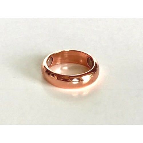 Arthritis Solid Magnetic Copper Ring With 3 - 2,000 Gauss Magnets.  sizes 5 - 17