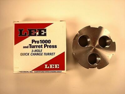 Lee 3 Hole Quick Change Turret Pro1000 New In Package #90497 Same Day Shipping