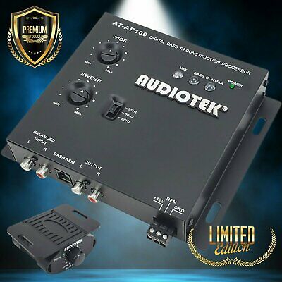 Audiotek Ap100  Car Bass Booster Equalizer Epicenter Audio Digital Bass