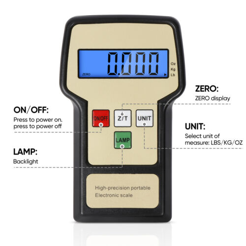 Electronic Digital Refrigerant Charging Weight Scale With Case For Hvac 220lbs