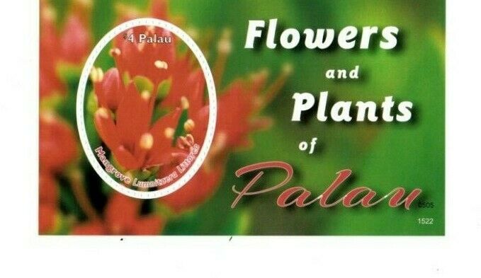 Palau - 2015 - Flowers And Plants Of Palau - Souvenir Sheet - Mnh