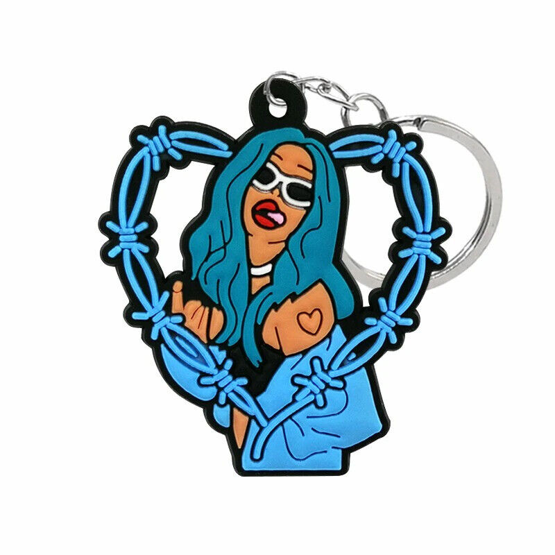 Creative Super Star Series Key Chain Fans Pop Jewelry Lady Car Bag Key Holder