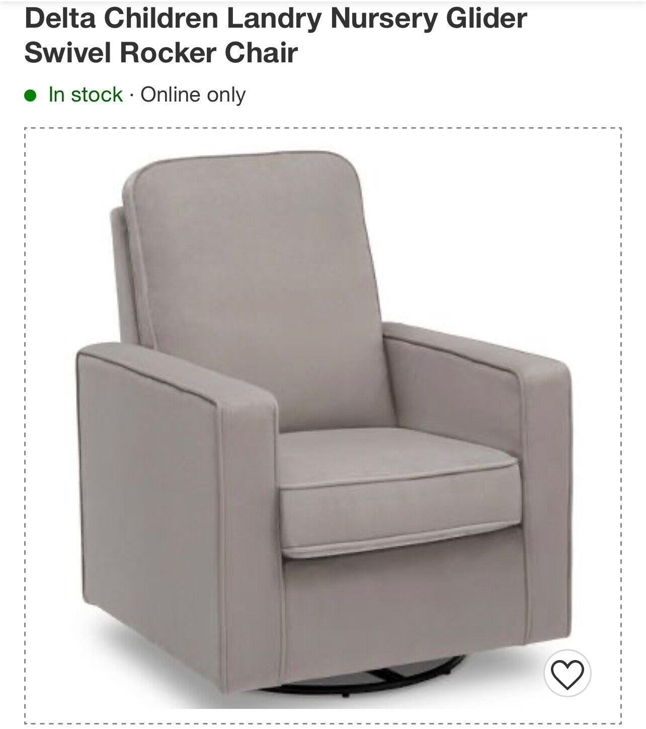 Swivel Rocking Chair Nursery
