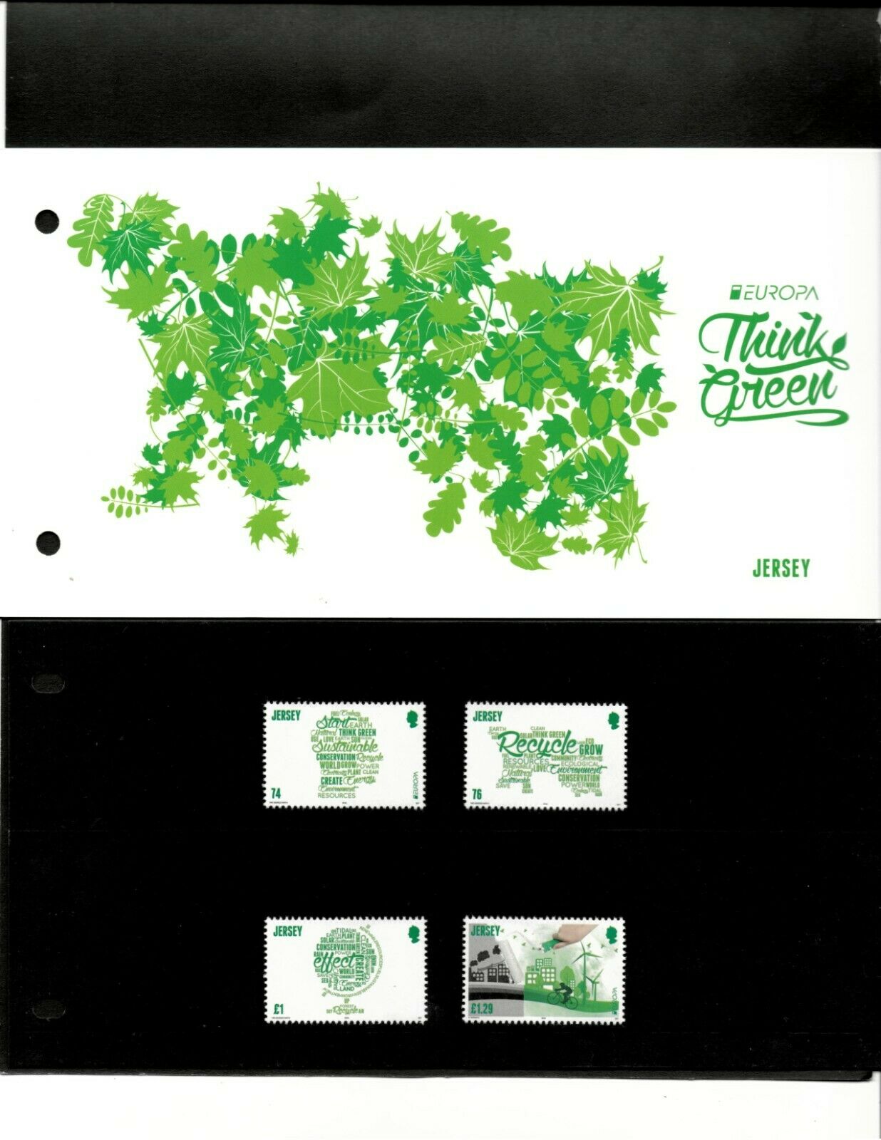 Jersey 2016 - Europa, Think Green - Presentation Pack - Fdc And 4 Stamps - Mnh