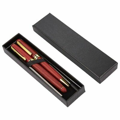 Ballpoint Pen Gift Set - Set Of 2 Rosewood Luxury Pens For Personal Business Use
