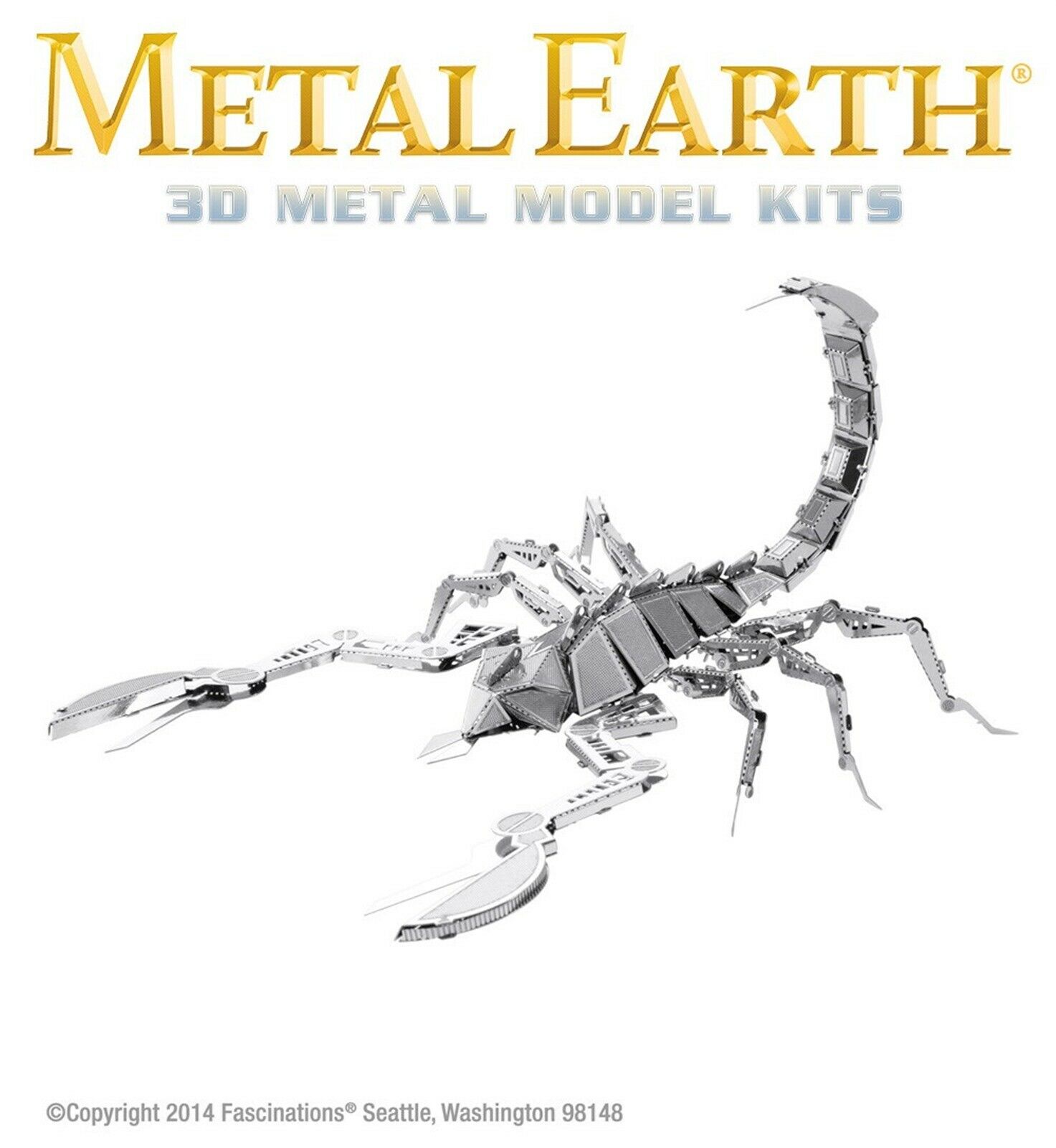 Fascinations Metal Earth Scorpion Arachnid Laser Cut 3d Model Kit Mms070