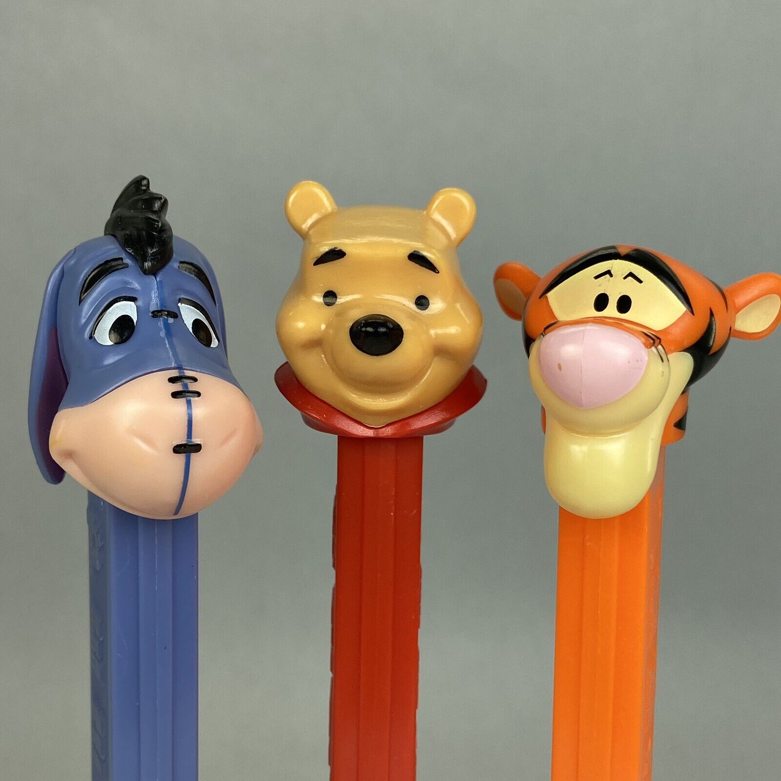 Winnie The Pooh, Tigger, Eeyore Retired Disney Pez Dispensers Unused Lot Of 3