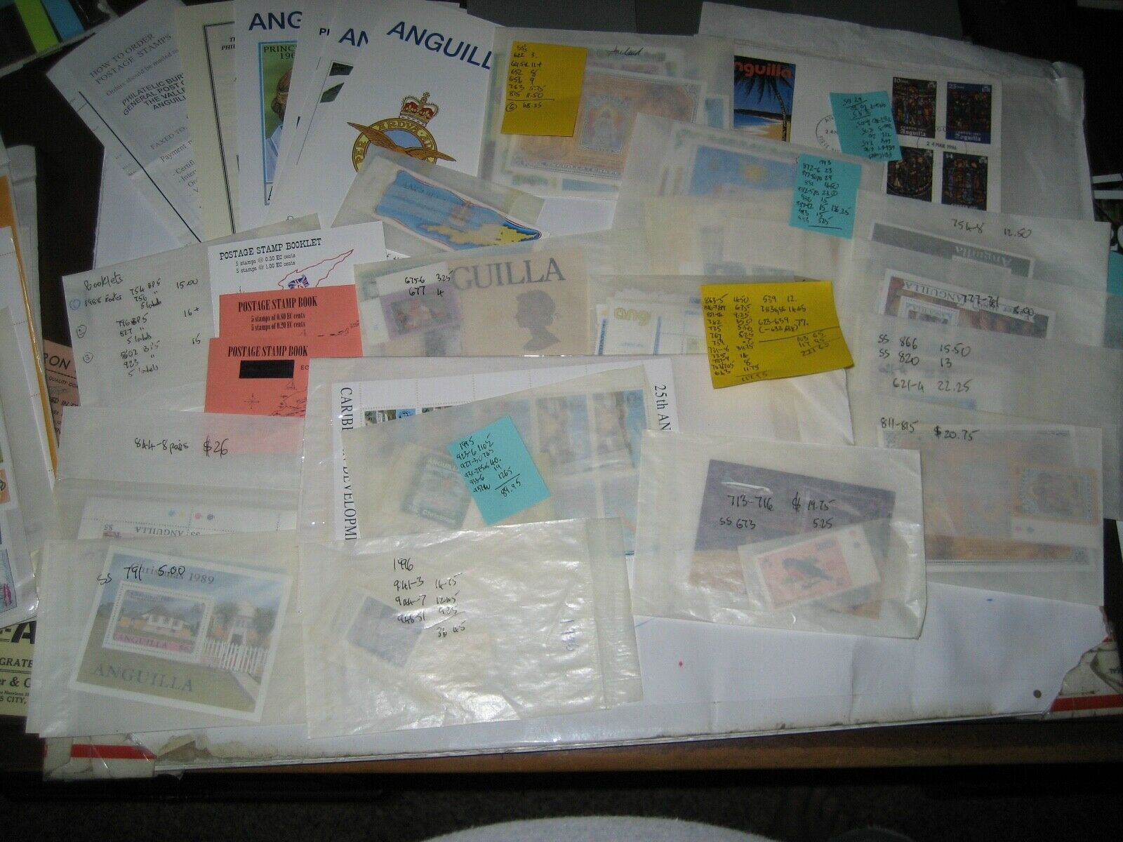 Anguilla 1980's+90's Large Mnh Holding Of Sets And Ss's Cv$1246+
