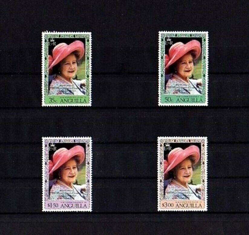Anguilla - 1980 - Queen Mother - 80th Birthday - Mint - Mnh Set!