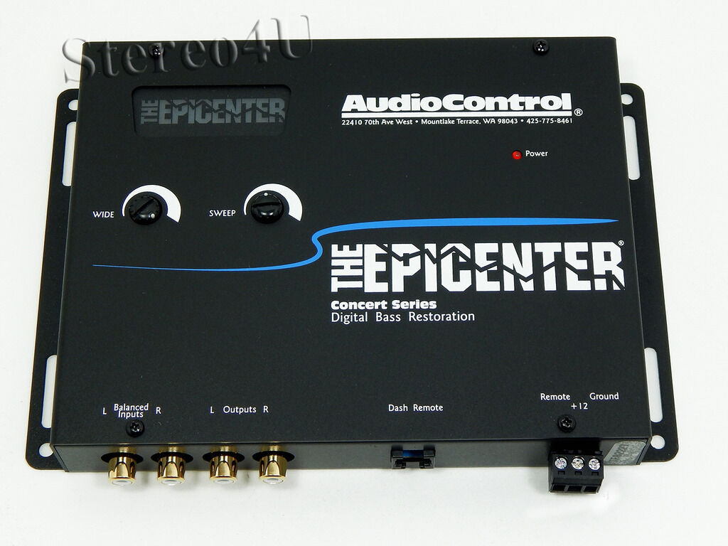 Audiocontrol The Epicenter Gray Car Audio Bass Restoration Digital Equalizer