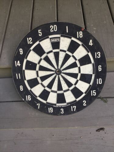 Vintage Sears Made In England Dartboard