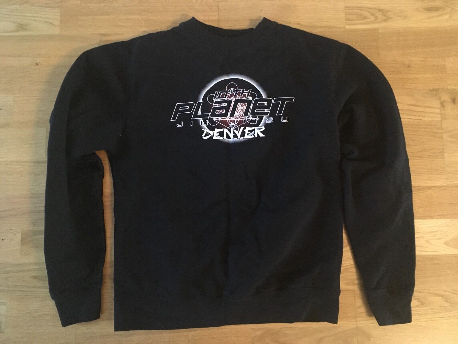 10th Planet Denver Crewneck Sweatshirt Small Black