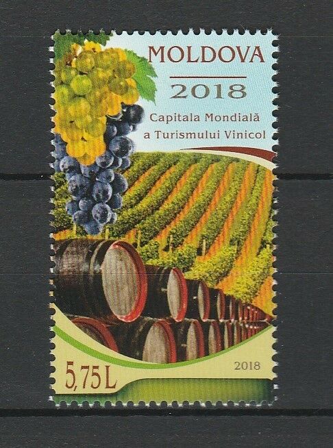 Moldova 2018 Wine / Grapes Mnh Stamp