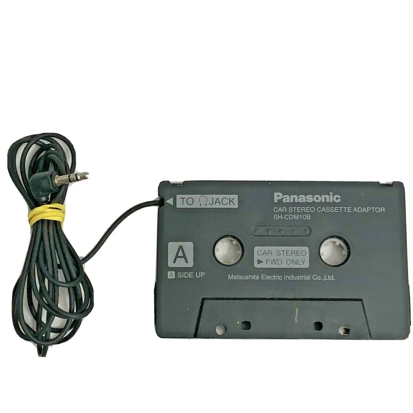 Vintage Panasonic Sh-cdm10b Car Stereo Cassette Adaptor Tested Works