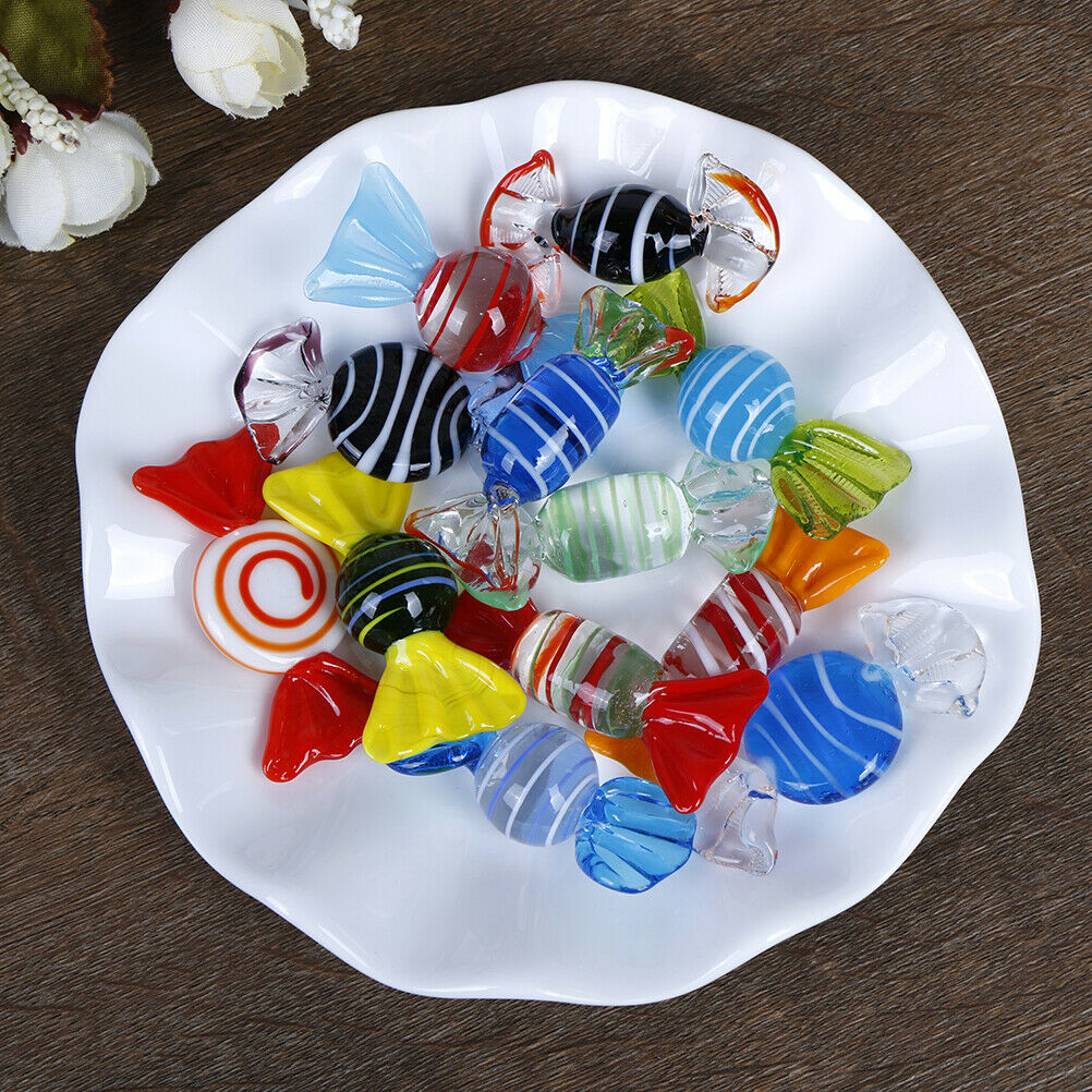 10pcs Vintage Glass Sweets Wedding Party Candy Christmas Decorati Wy