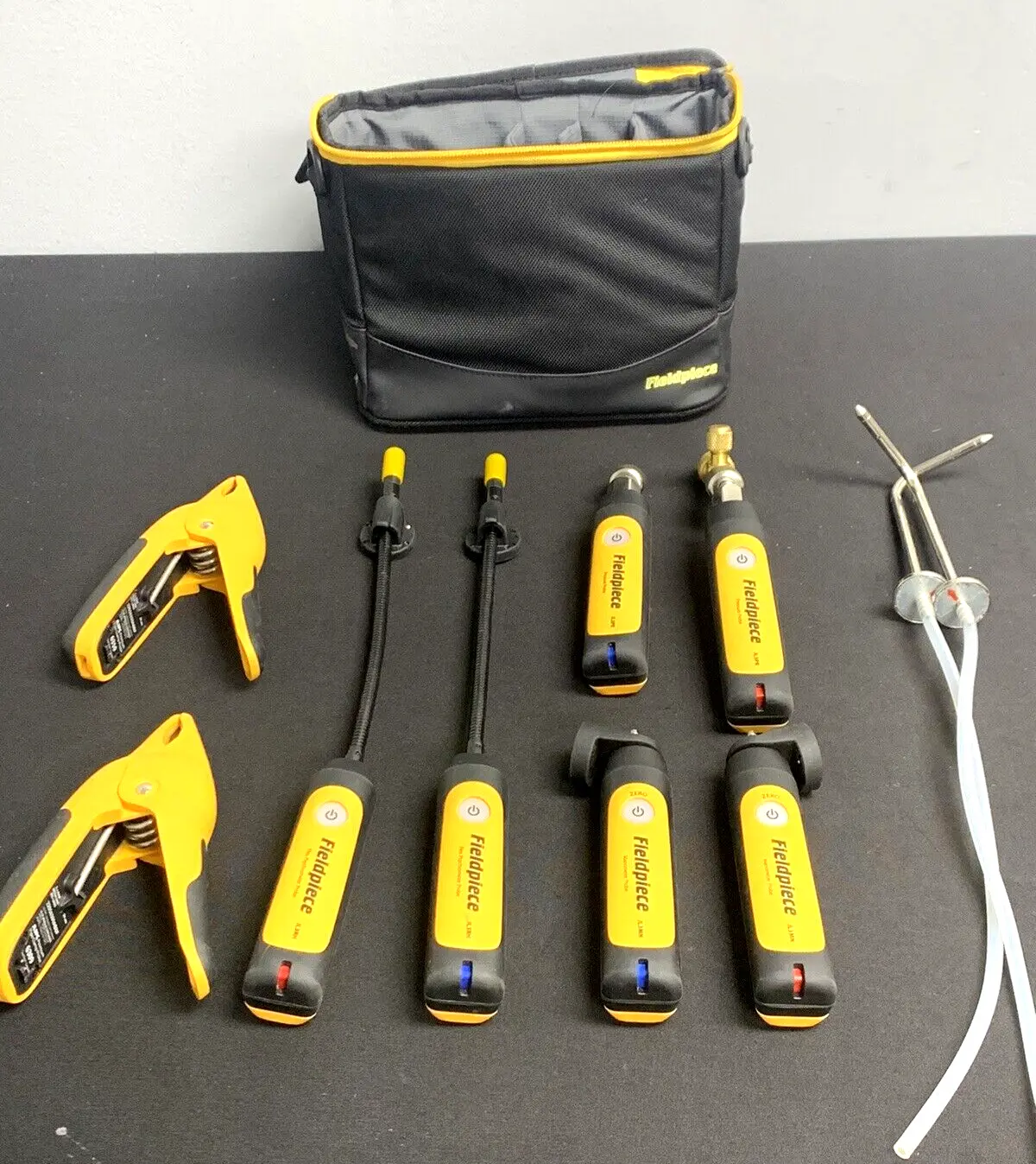 Fieldpiece Job Link® 8pc Charge & Air Kit W/ Probes + Carry Case- Tested!
