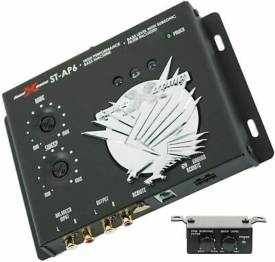 Soundxtreme St-ap6 -13.5v Bass Maximizer, 1/2 Din Car Audio Digital Processor